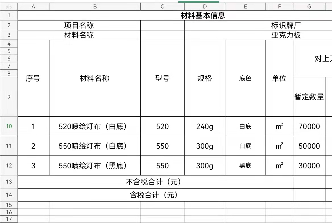 寻求深惠莞有生产喷绘布的加工厂，有三款规格的