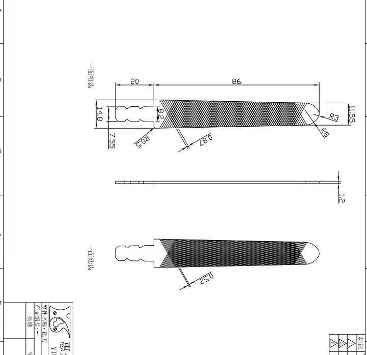 寻求有加工厂有做挫刀的，需求量3000件，材质是不锈钢