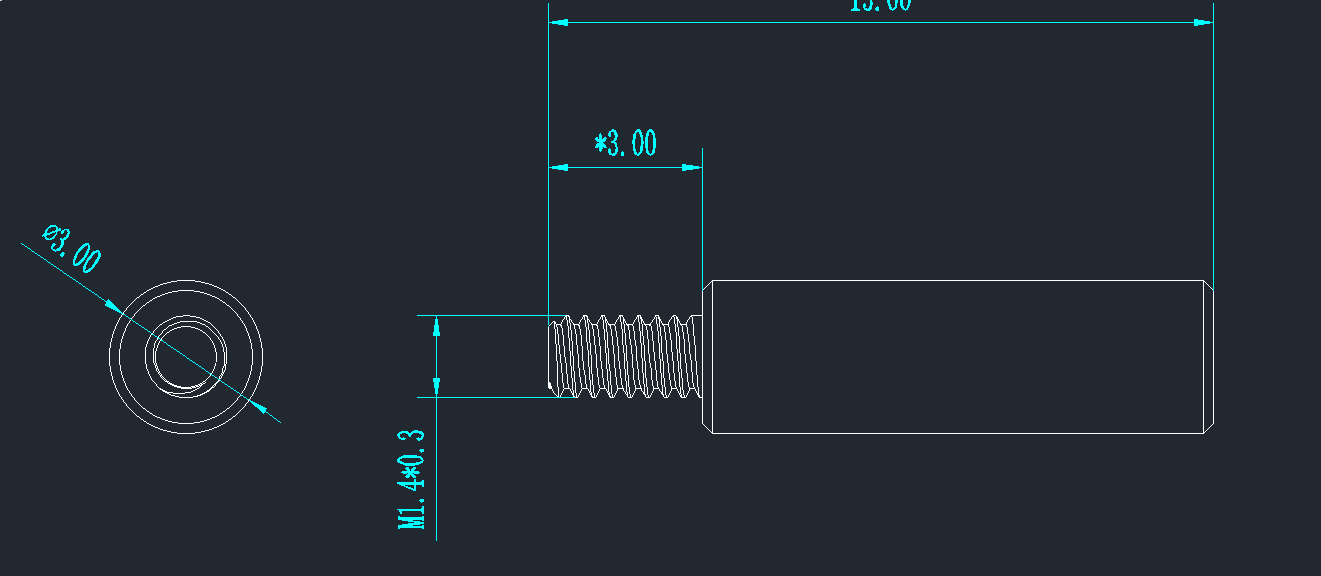 寻求做滚牙的加工厂，目前是研发阶段，量还不定的