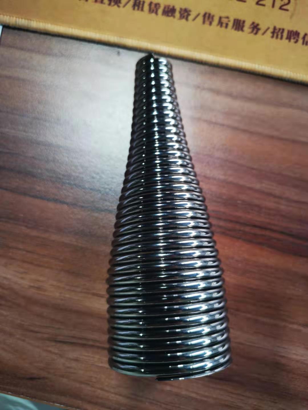 寻求不锈钢镀镍+黑铬加工厂，每月有十几万支