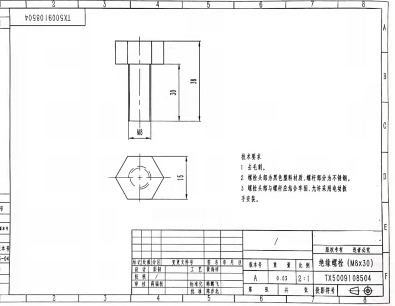 寻求做绝缘螺栓的加工厂，每月有两万件，材质是不锈钢304的
