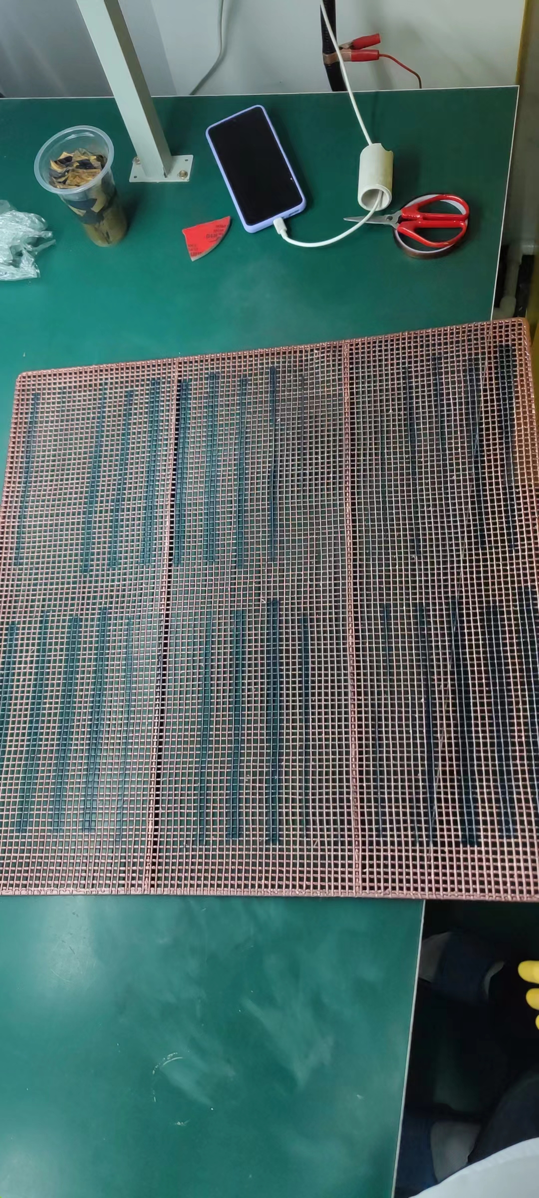 寻求长安附近喷油网板的加工厂，目前做50张