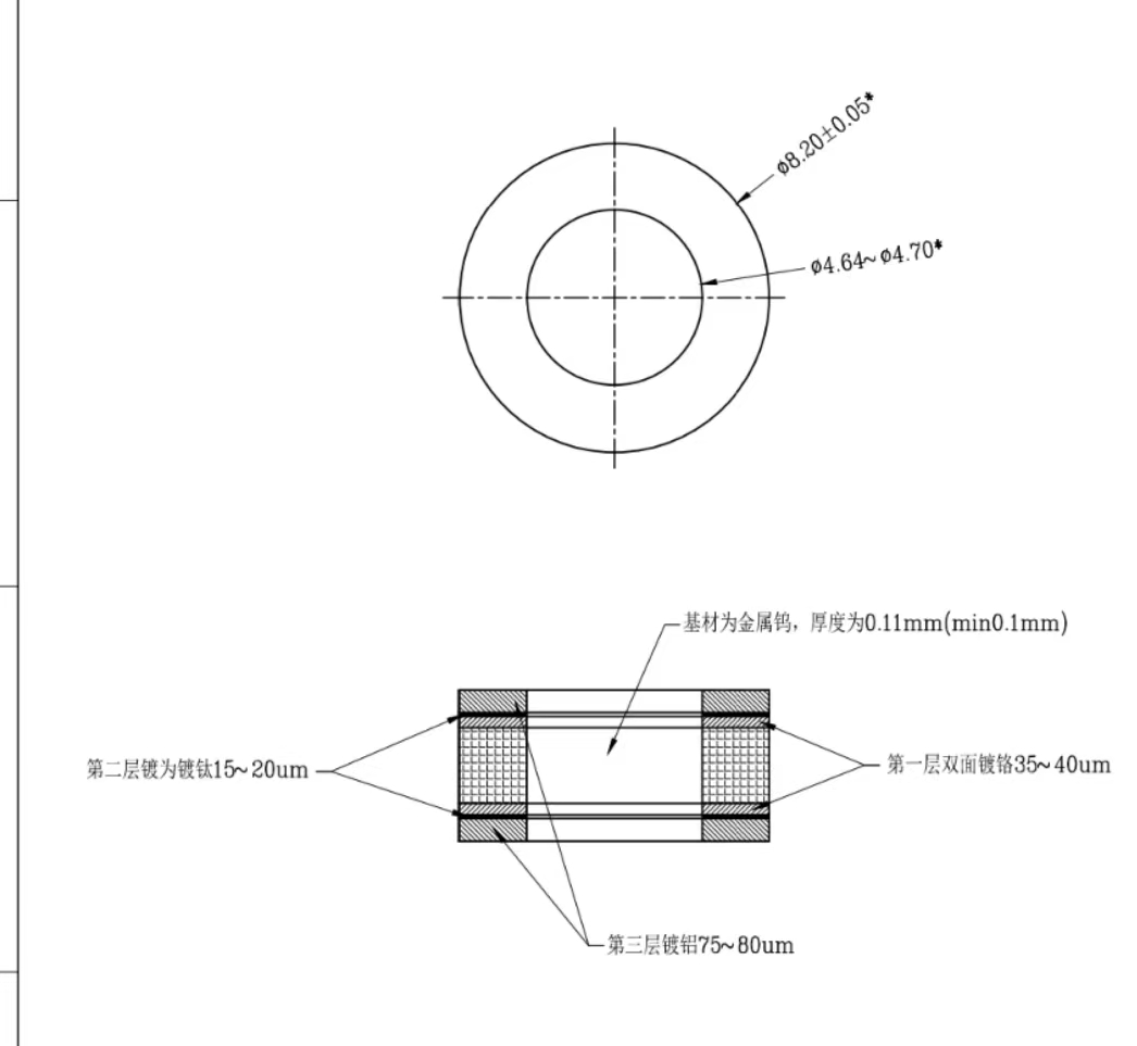 寻能做金属钨镀铬钛铝的三层镀的电镀加工厂，目前是先找电镀厂可以做