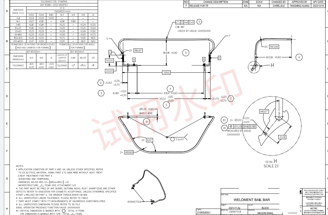 寻技术比较强一点的折弯加工加工厂，我司有一款铁件的铁线折弯件需要做