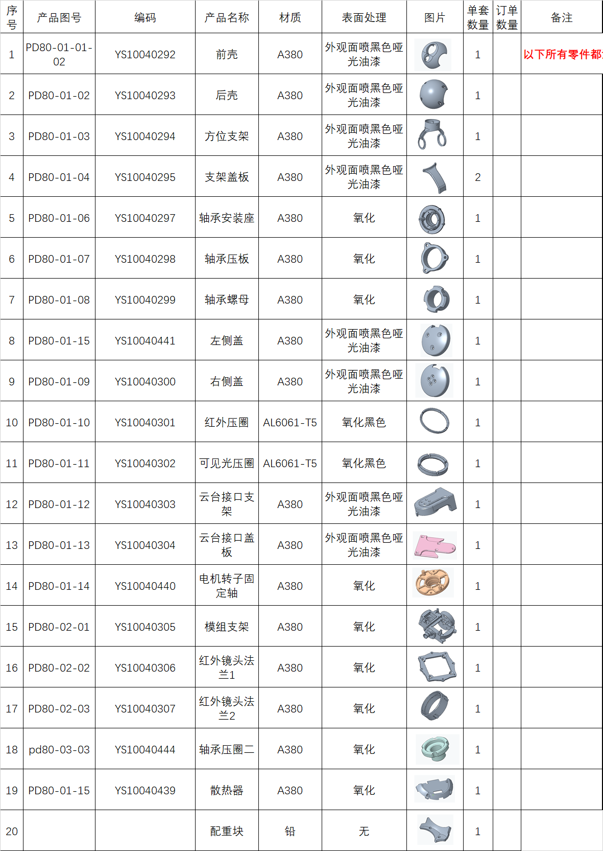 【急找】压铸+cnc合作的加工厂，目前有20套产品的，是铝件，如图
