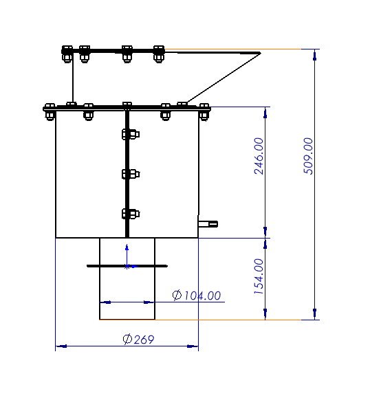 寻钣金加工厂，数量1000套，304不锈钢材质，如图不锈钢桶，包工包料