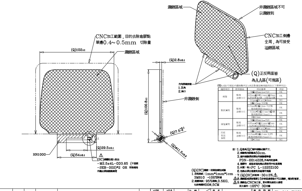 找注塑以及表面处理加工厂，目前数量年需求五万套，一套有七八个注塑件，材质是pc，如图是