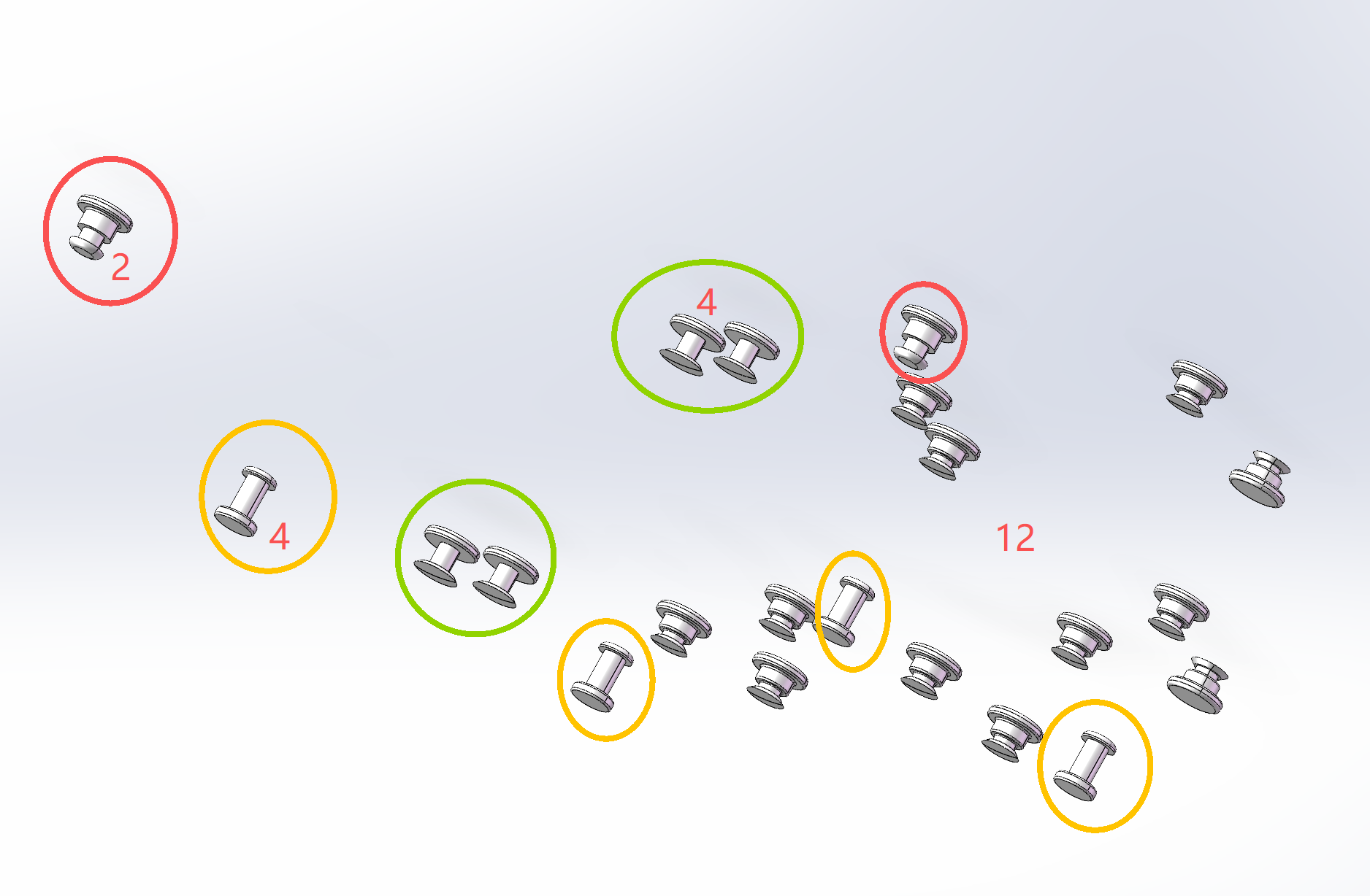 我司找五金铆钉的加工厂，量是比较多的，包工包料，如图，按